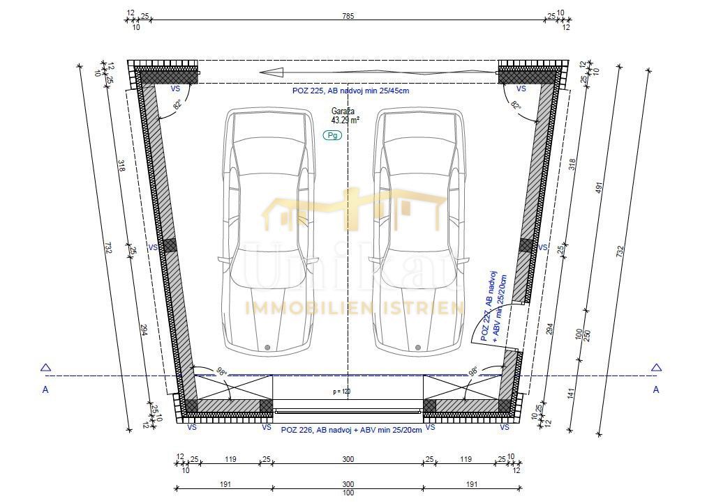 Zemljišče z gradbenim dovoljenjem v Tinjanu